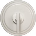 Newport Brass Widespread Spout Complete With Flange in Matte White 3-295/52